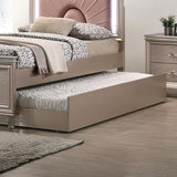 ALLIE Trundle Beige & Rose Gold