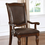 Alpena Brown Cherry/Espresso Arm Chair & Side Chair (2/CTN)