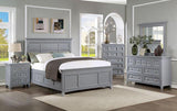 CASTILE Cal.King, E.King, Full, Queen, & Twin Bed, White, Pink, & Grey