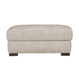 ARDENFOLD Ottoman, Beige & Gray