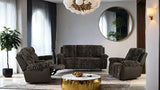 Dionysus Manual Reclining Loveseat Brown