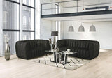 AVERSA Sofa, Black, Gray, & White