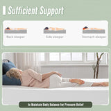 Coreopsis 8" Full Memory Foam Wave Comfort