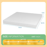 Forsythia 8" E.King Green Tea Gel Memory Foam