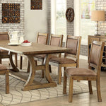 GIANNA Rustic Pine 96" Dining Table