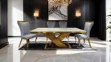 Palazzo 7 Pc Dining Table Set - Basha Furniture