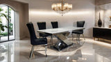 Palazzo 7 Pc Dining Table Set - Basha Furniture