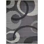 Blitar Brown Black, Brown Cream, & Gray 5' X 7' Area Rug