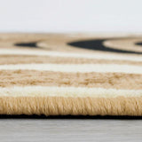 Blitar Brown Black, Brown Cream, & Gray 5' X 7' Area Rug