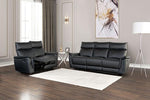 Bienne Recliner Chair White & Black
