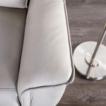 Bienne Recliner Chair White & Black