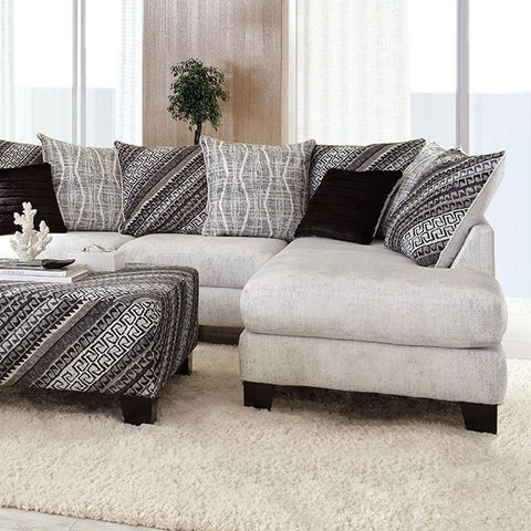 EIMEAR Sectional, Off-white/Black image