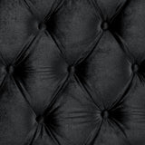 STEFANIA E.King & Queen Bed, Black & Gray