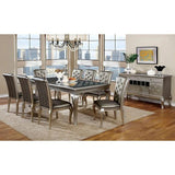 Amina Champagne Dining Table