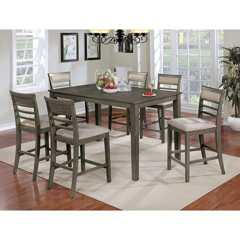 Fafnir Weathered Gray/Beige 7 Pc. Counter Ht. Table Set image