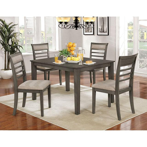 Fafnir Weathered Gray/Beige 6 Pc. Dining Table Set w/ Bench image