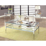 TANIKA Chrome End Table, Chrome