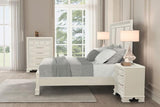 Stella Mia 4 Pc 5 Pc Queen Bedroom Set White & White