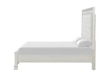 Stella Mia 4 Pc 5 Pc Queen Bedroom Set White & White