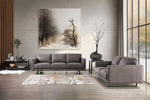 Mezzanotte Loveseat Gray
