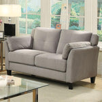 YSABEL Warm Gray Love Seat, Warm Gray (K/D)