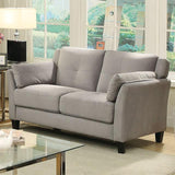 YSABEL Warm Gray Love Seat, Warm Gray (K/D)