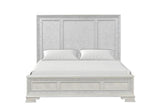 Stella Mia E.King & Queen Bed White & White