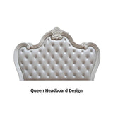 Ventresca 4 & 5 Piece Queen Bedroom Set White & Chrome