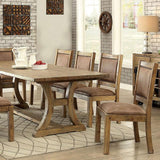 GIANNA Rustic Pine 96" Dining Table image