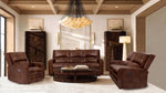 SOTERIOS Power Sofa, Medium Brown