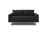 ELVERUM Loveseat, Black