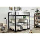 Olga I Antique Black Full/Full Bunk Bed