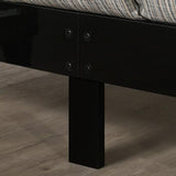 MAGDEBURG Cal.King Bed, Black & White