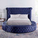 SANSOM E.King Bed, Blue