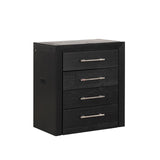 Ashbourne Bedside Vanity Set with Stool Contemporary