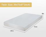 Artemisia 8" Cal. King, E.King, Full, & Queen Memory Foam Mattress