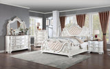Esparanza Bed Cherry & White