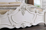Francione Bed Chrome & Cherry