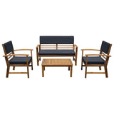 Hana 4 Pc. Patio Set Blue