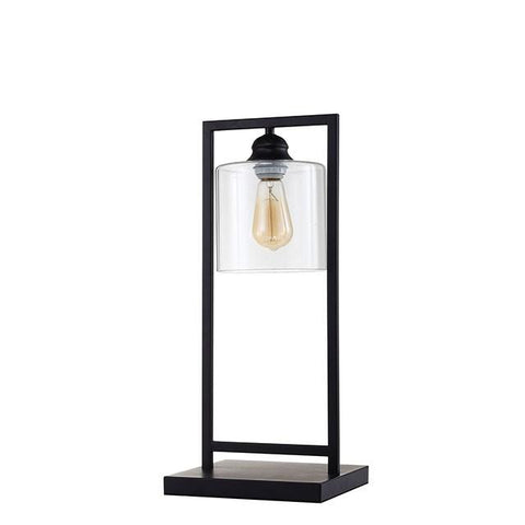 Zoe Black 6"H Table Lamp