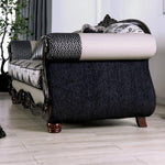 CRESPIGNANO Loveseat, Black/Gray