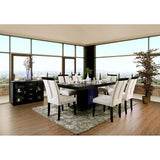 Evangeline Black/Beige Dining Table