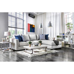 Ornella Light Gray/Blue Sectional