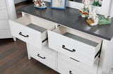 PRIAM Dresser, White/Gray