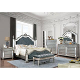 Azha Silver/Gray Cal.King Bed