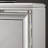 Emmeline 4 & 5 Piece Queen Bedroom Set Gray & White