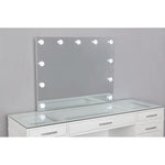 Valentina Vanity Set White & Dark Gray