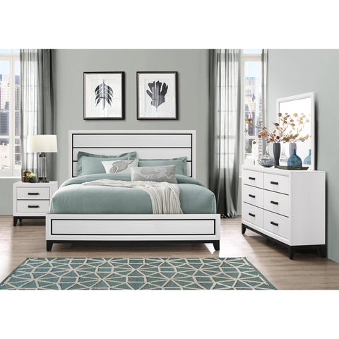 Kate White Full 5-Piece Bedroom Set image