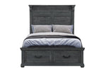 TATUM GREY QUEEN BED WITH STORAGE