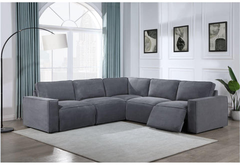 U8177 CHARCOAL PWR SECTIONAL(LARGE SECTIONAL) image